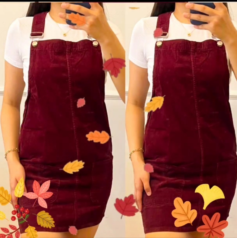 Vintage Denim Co. Corduroy Fall overalls jumper!